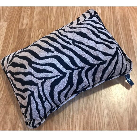 Zebra Print Throw Pillow By Newport 12 X 16 Inches Made In USA Decorative - Picture 7 of 8